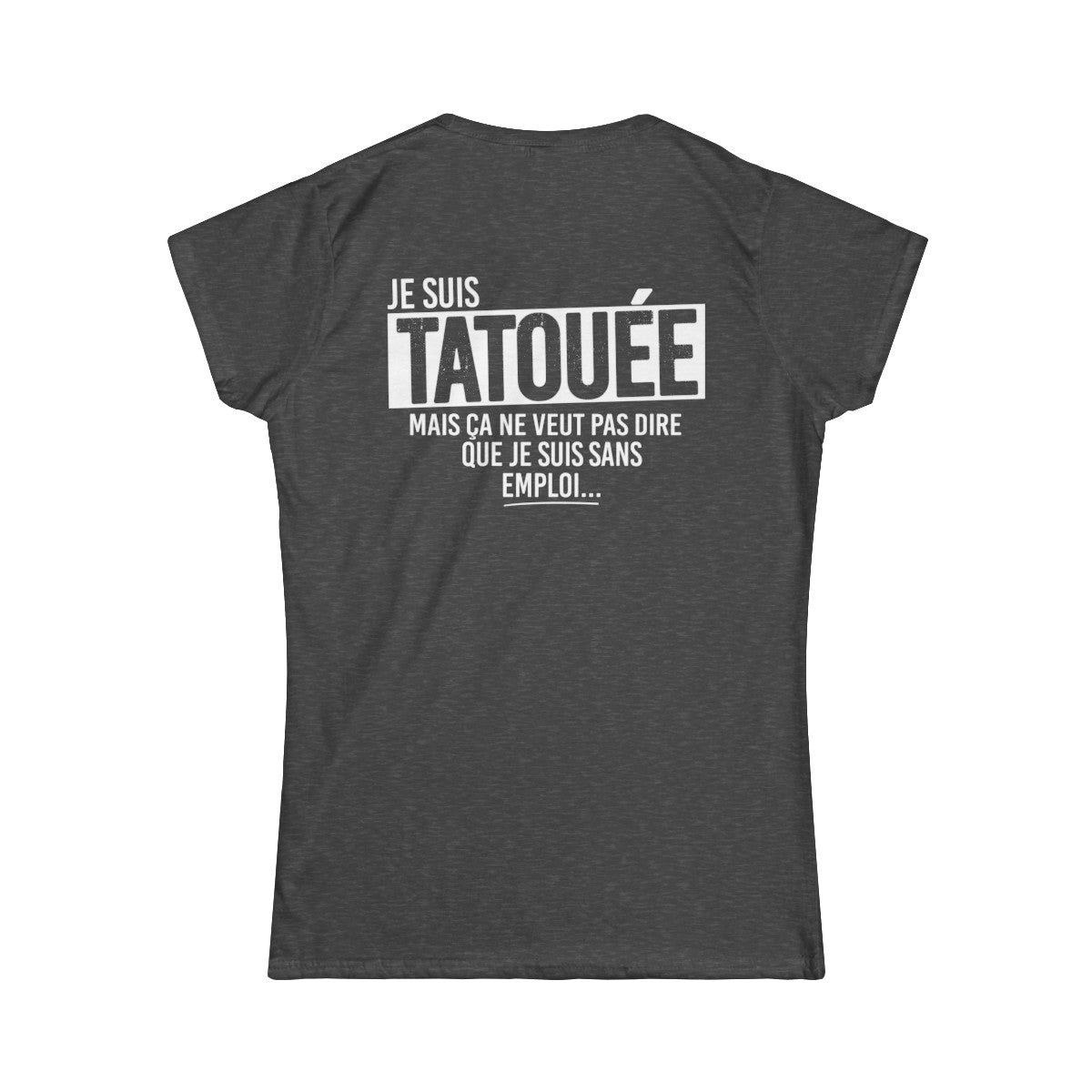 Je suis tatouée mais ça ne veut pas dire que je suis sans emploi