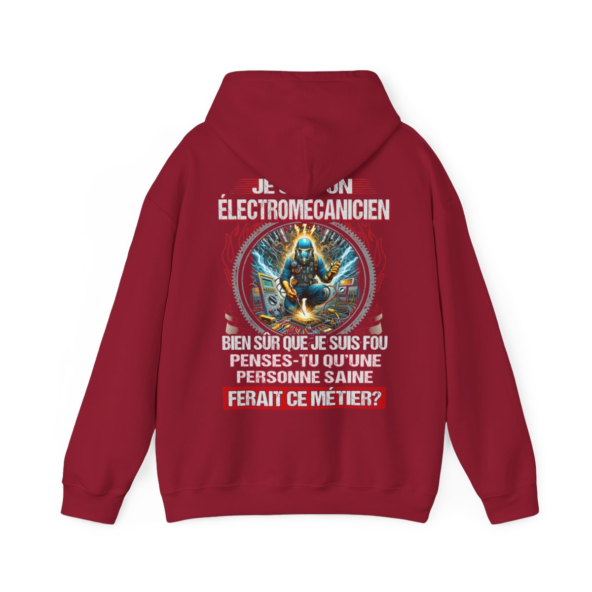 Je suis un Électromécanicien, fou mais pas insensé