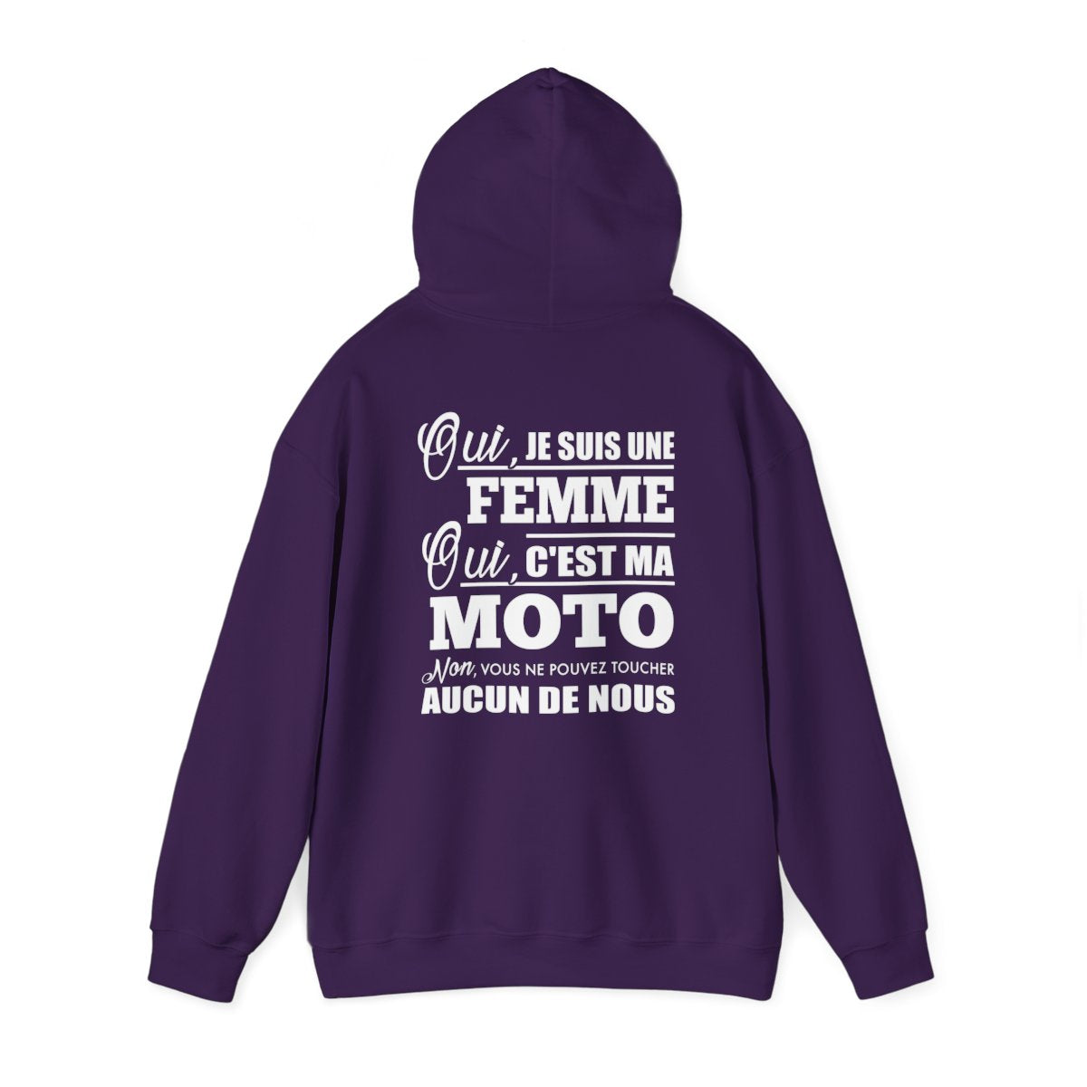 Je suis une femme, c'est ma moto