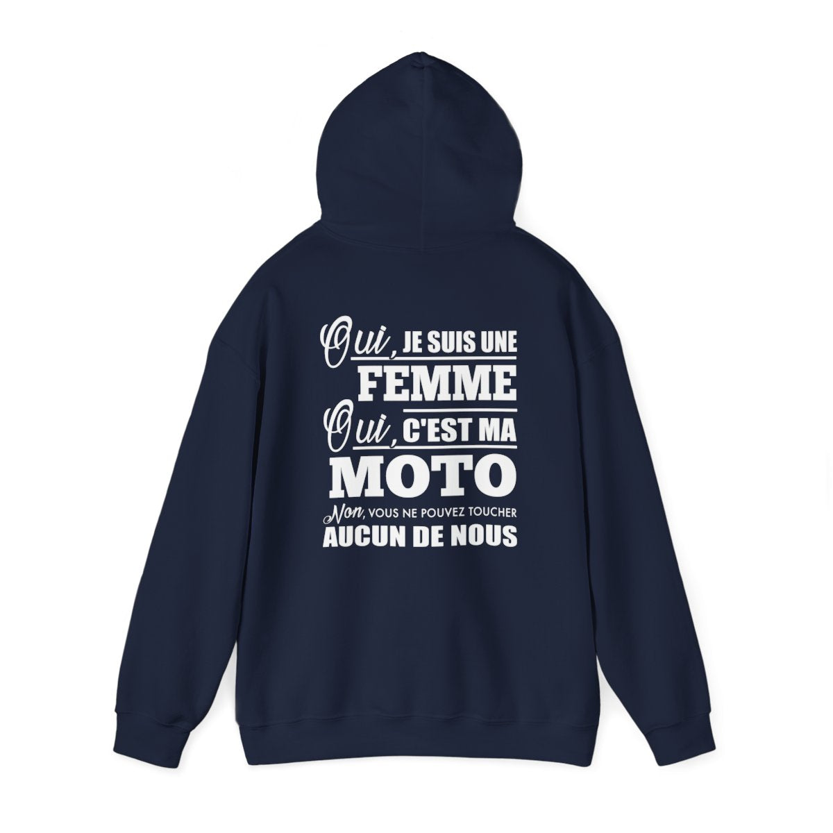 Je suis une femme, c'est ma moto