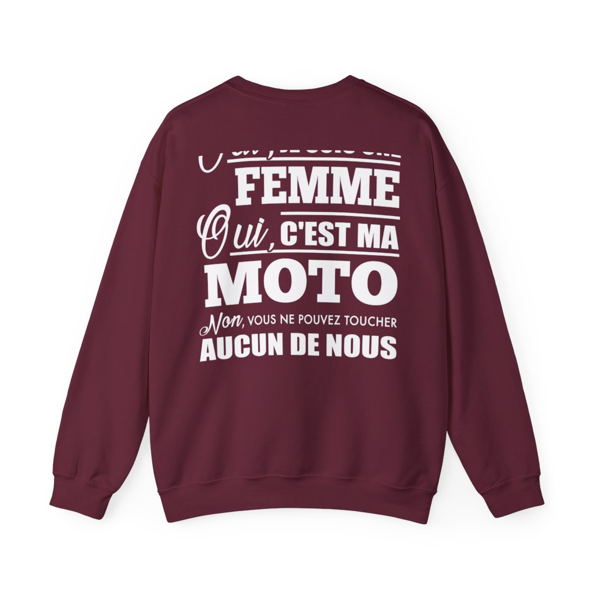 Je suis une femme, c'est ma moto