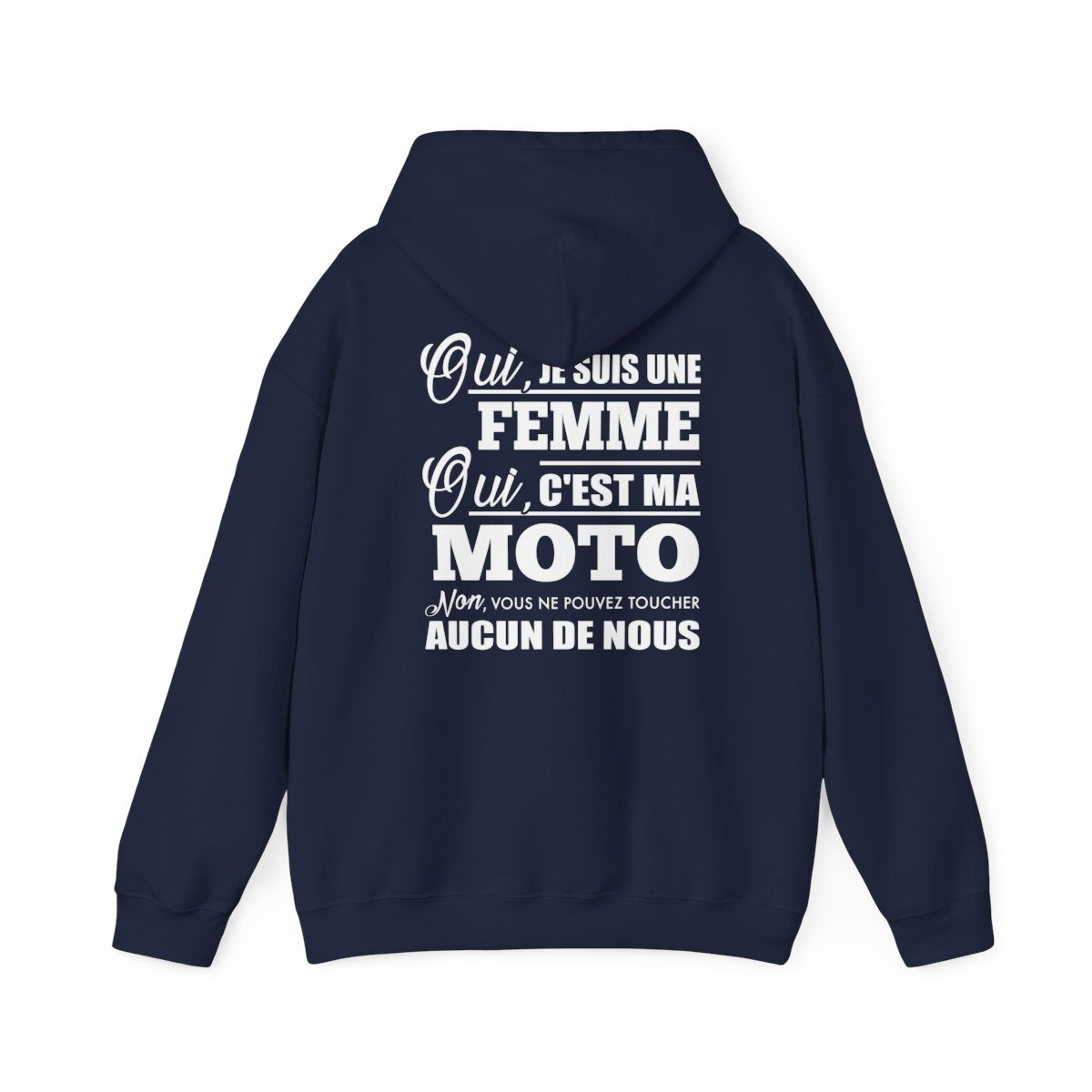 Je suis une femme, c'est ma moto