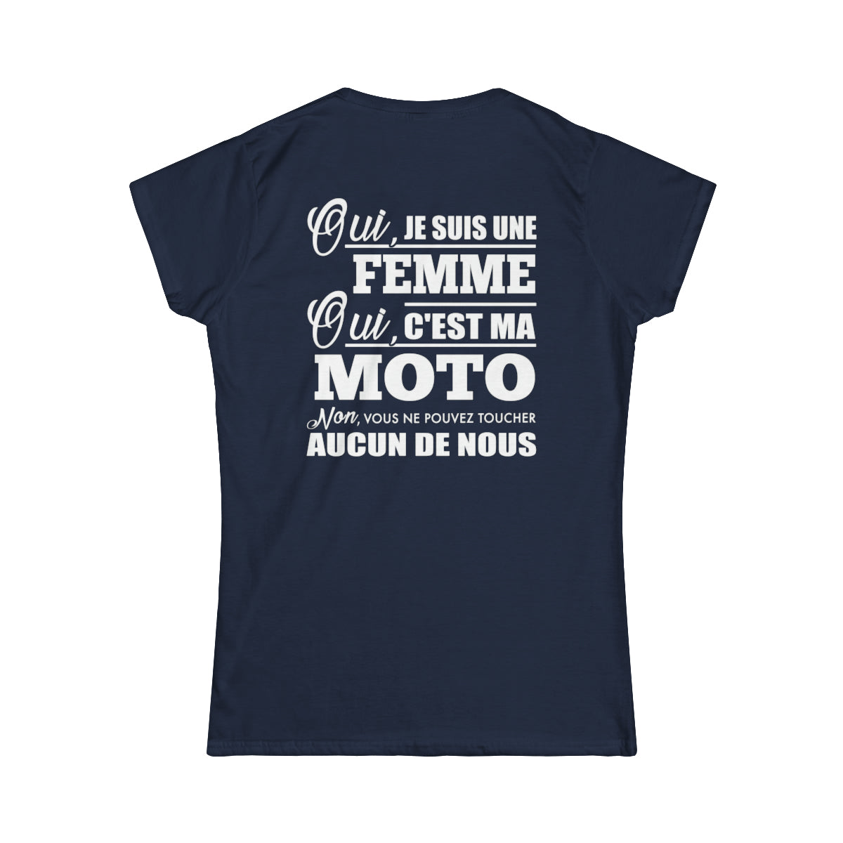Je suis une femme, c'est ma moto