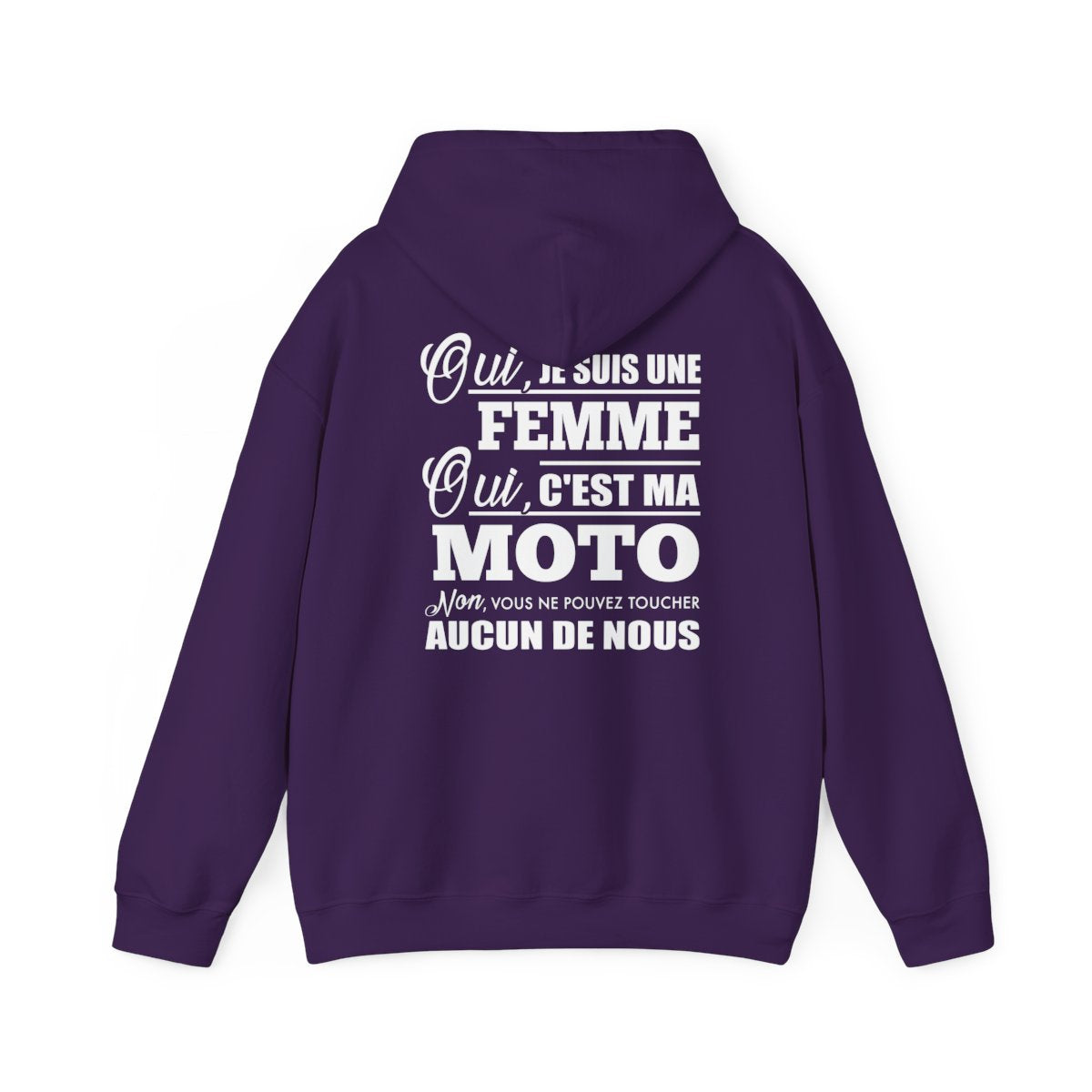 Je suis une femme, c'est ma moto
