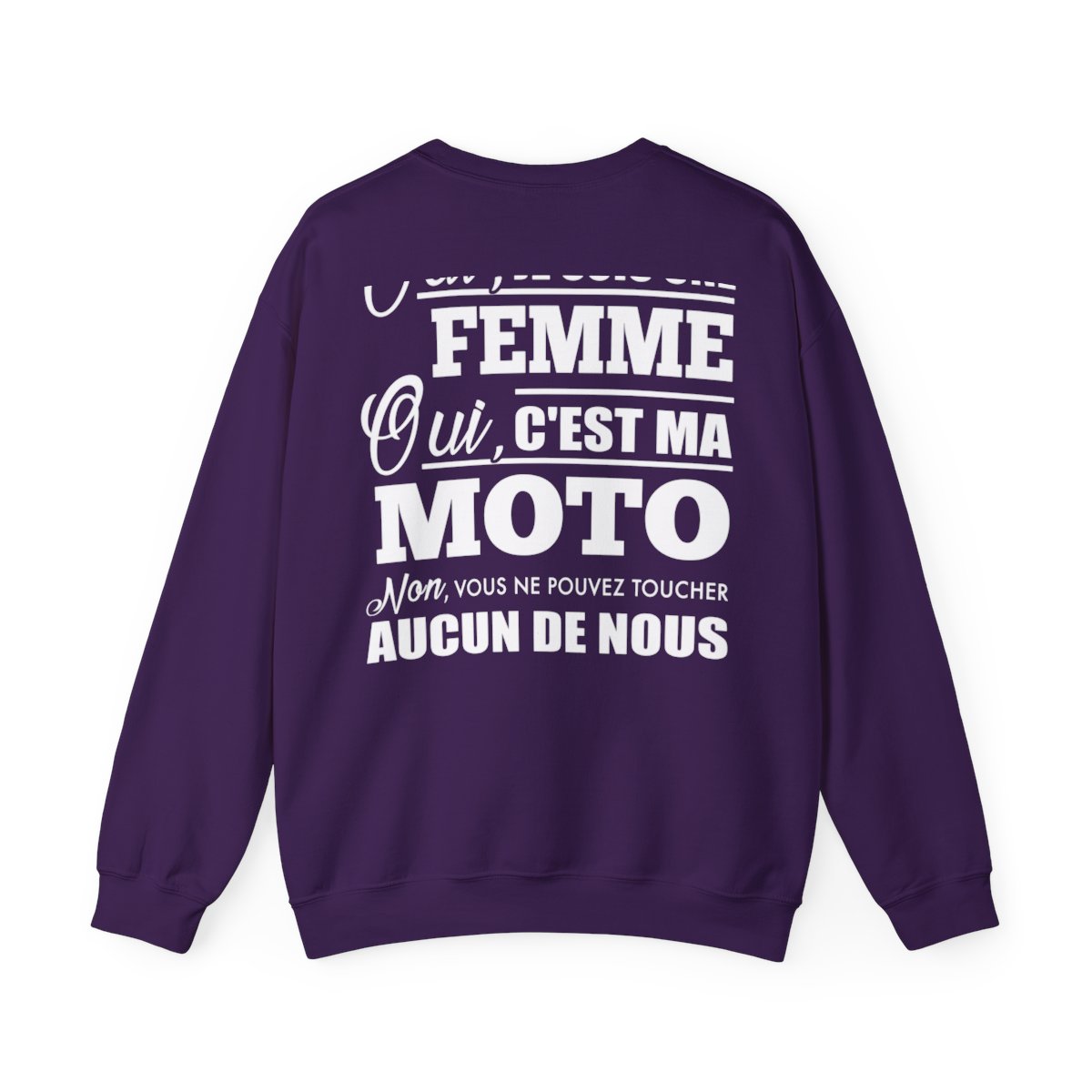 Je suis une femme, c'est ma moto