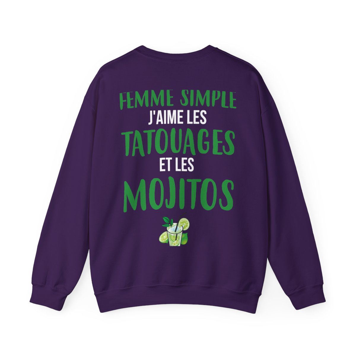 Je suis une femme simple j'aime les tatouages et les mojitos
