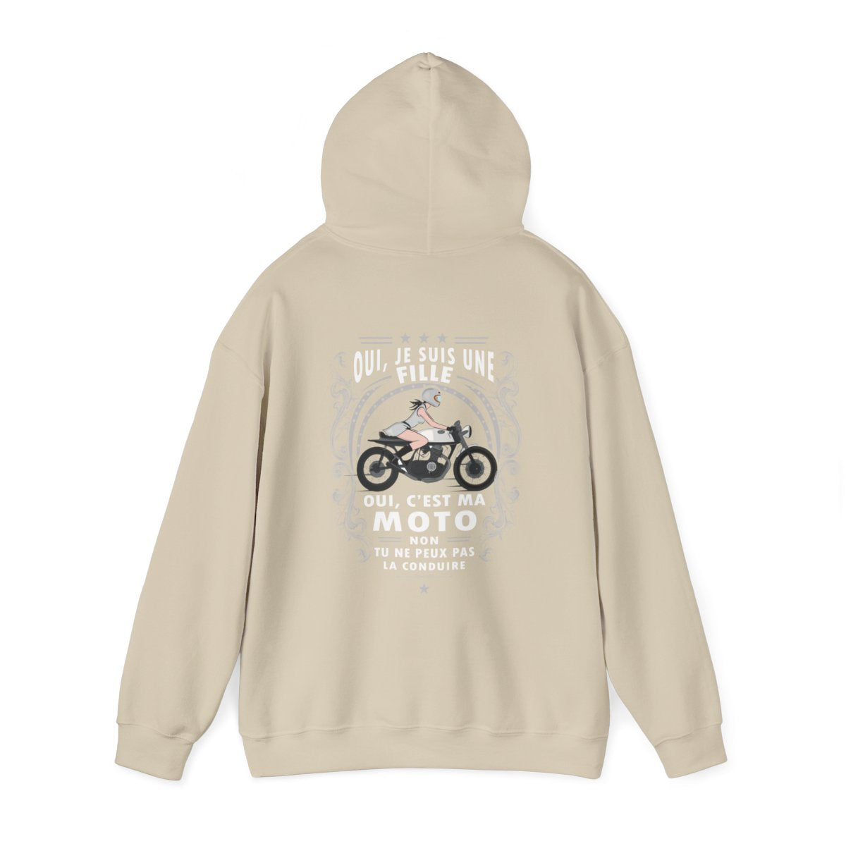 Je suis une fille, c'est ma moto, non, tu peux pas la conduire