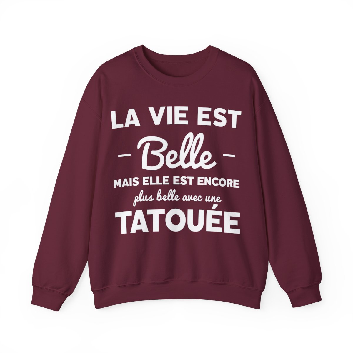 La vie est belle mais elle est encore plus belle avec une tatouée