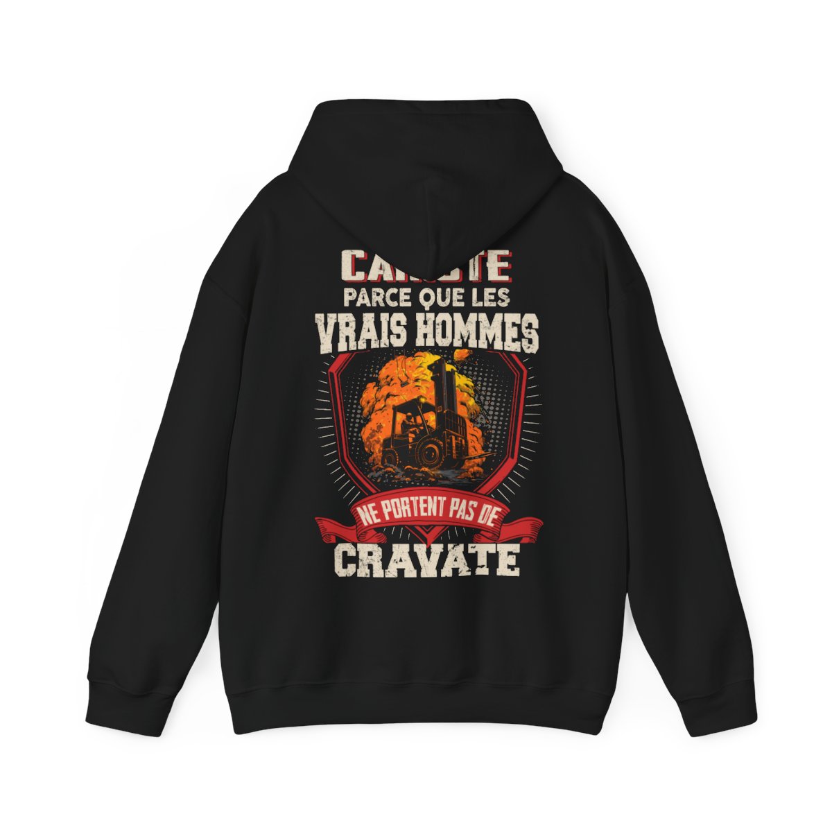 Les vrais hommes ne portent pas de cravate. Je suis Cariste