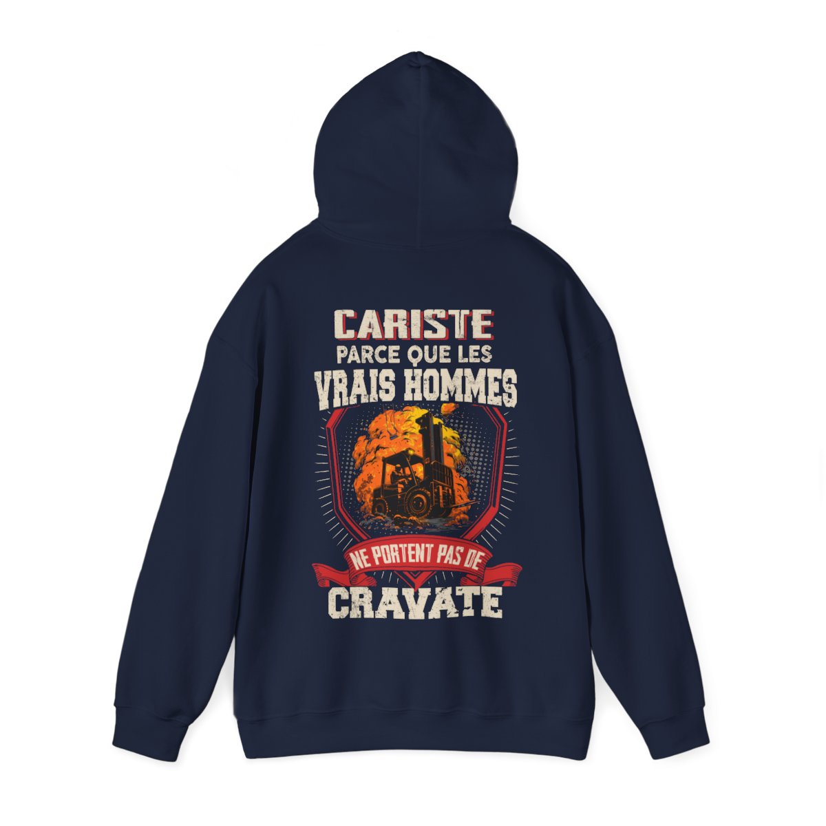 Les vrais hommes ne portent pas de cravate. Je suis Cariste