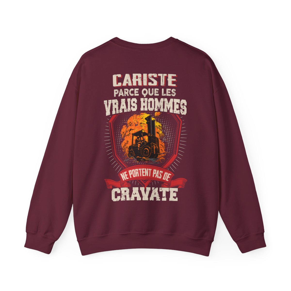 Les vrais hommes ne portent pas de cravate. Je suis Cariste