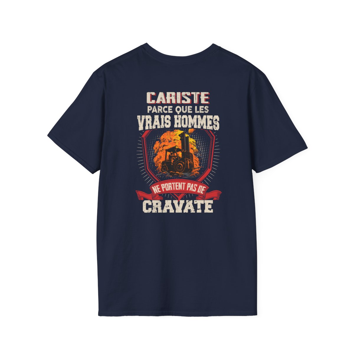 Les vrais hommes ne portent pas de cravate. Je suis Cariste