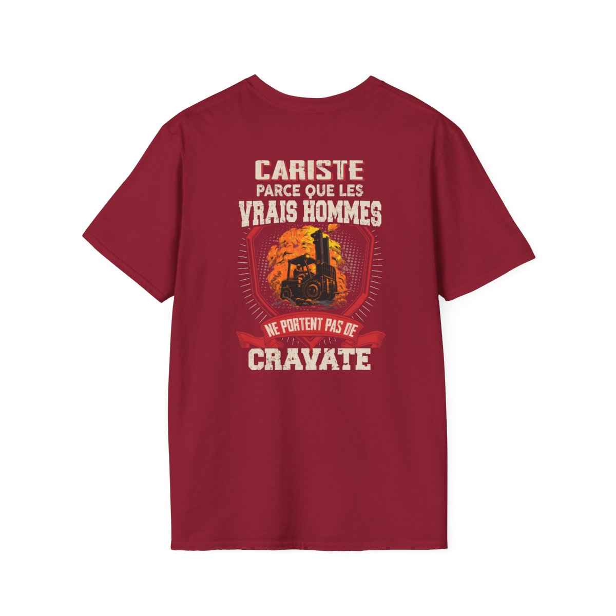 Les vrais hommes ne portent pas de cravate. Je suis Cariste