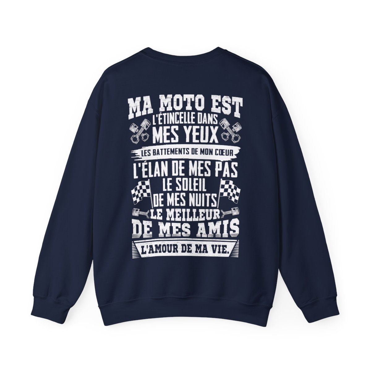 Ma moto est l'étincelle dans mes yeux