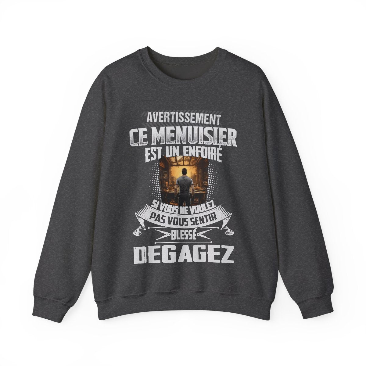 Menuisier grincheux, sarcastique, imprévisible, non médicamenté