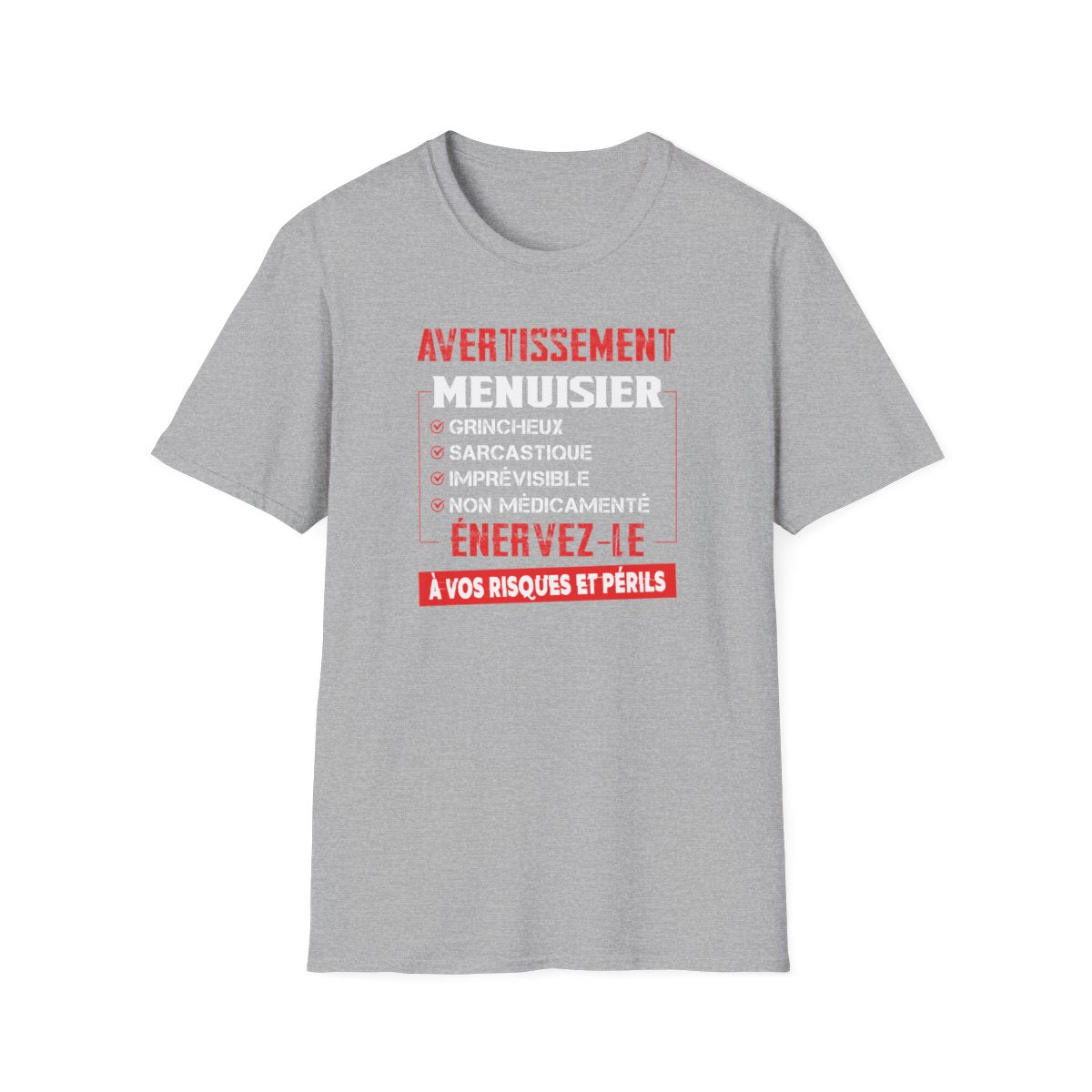Menuisier, grincheux, sarcastique, imprévisible, non médicamenté