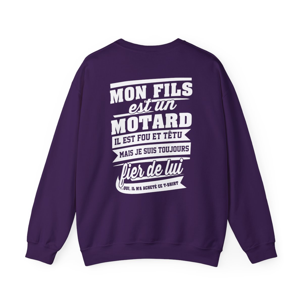 Mon fils est un motard, il est fou et têtu mais je suis toujours fier de lui
