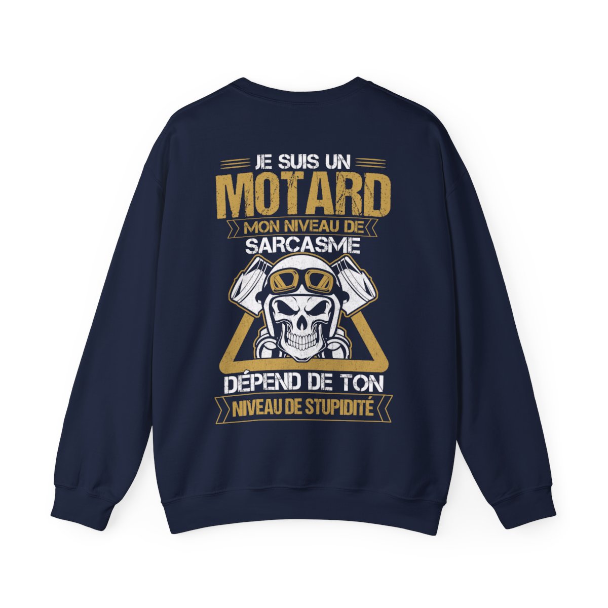 Motard niveau de sarcasme dépend de ton niveau de stupidité
