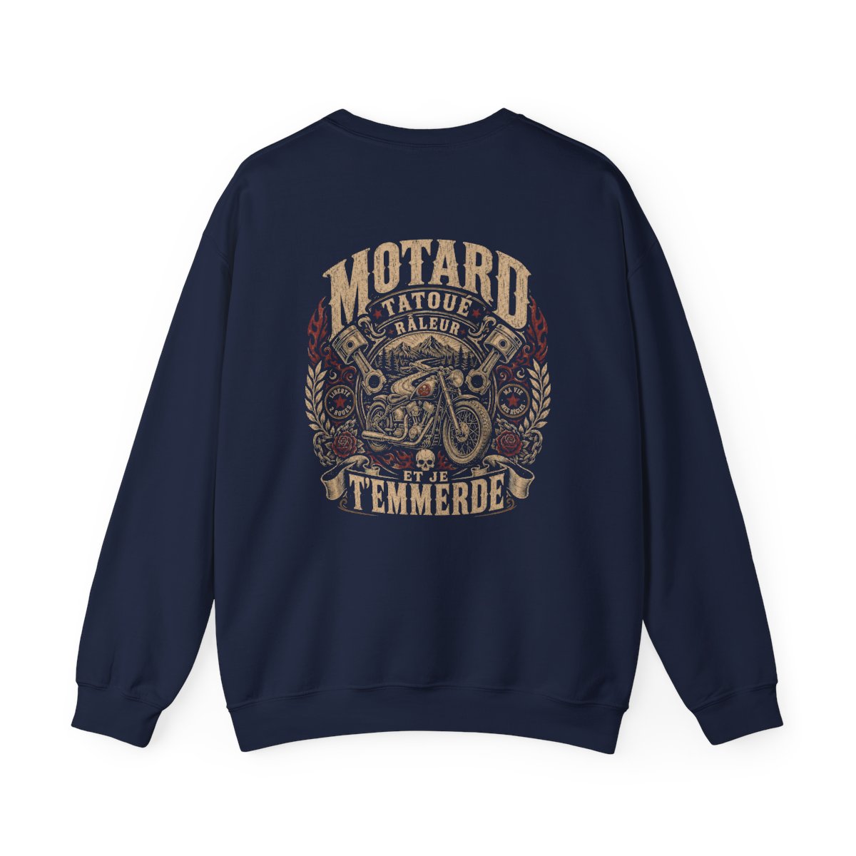 Motard, tatoué, râleur et je t'emmerde