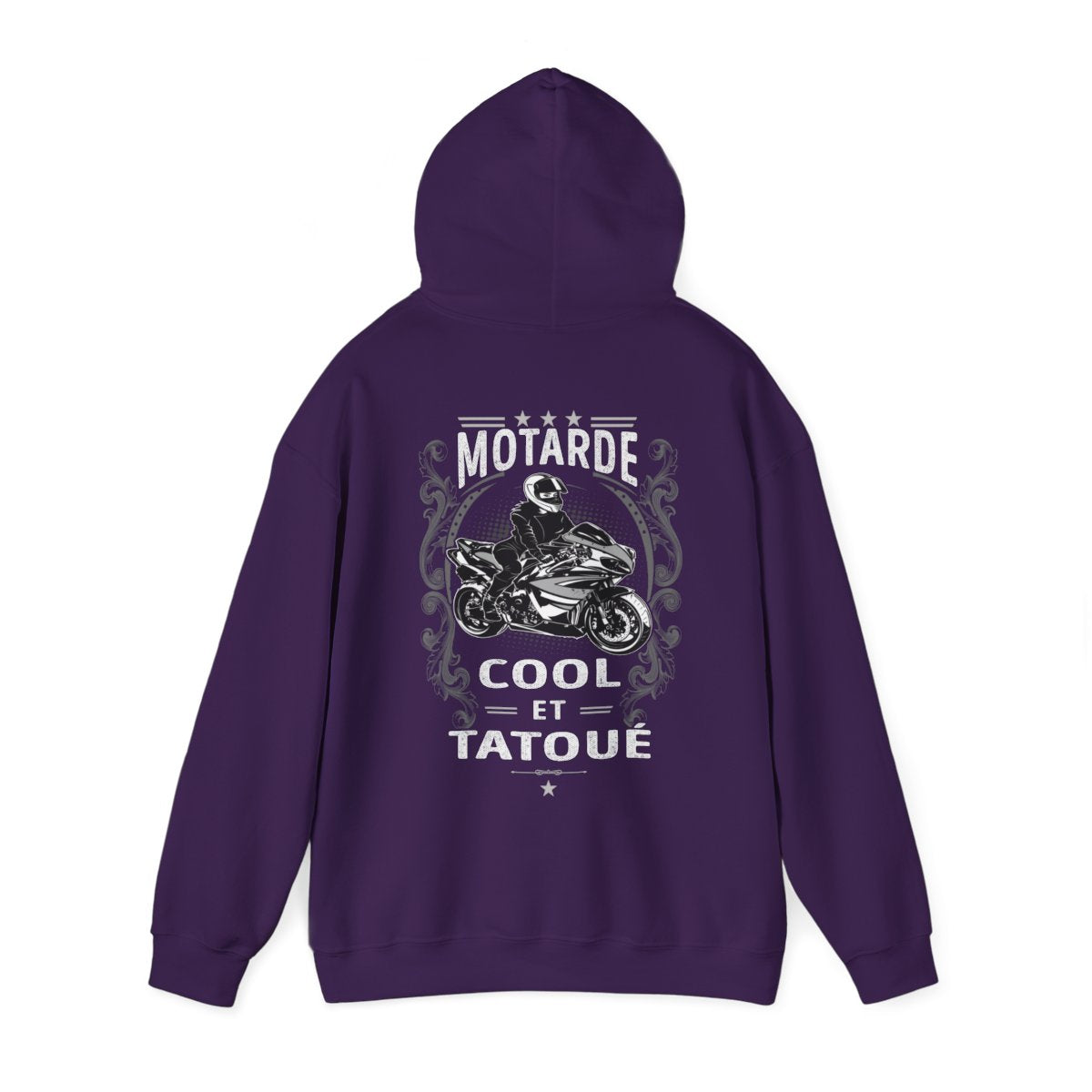 Motarde Cool et Tatoué