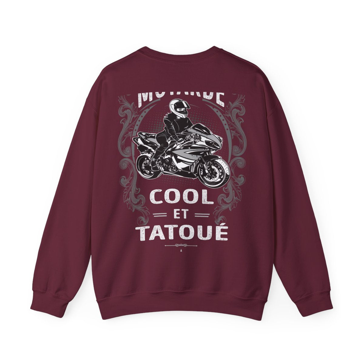Motarde Cool et Tatoué
