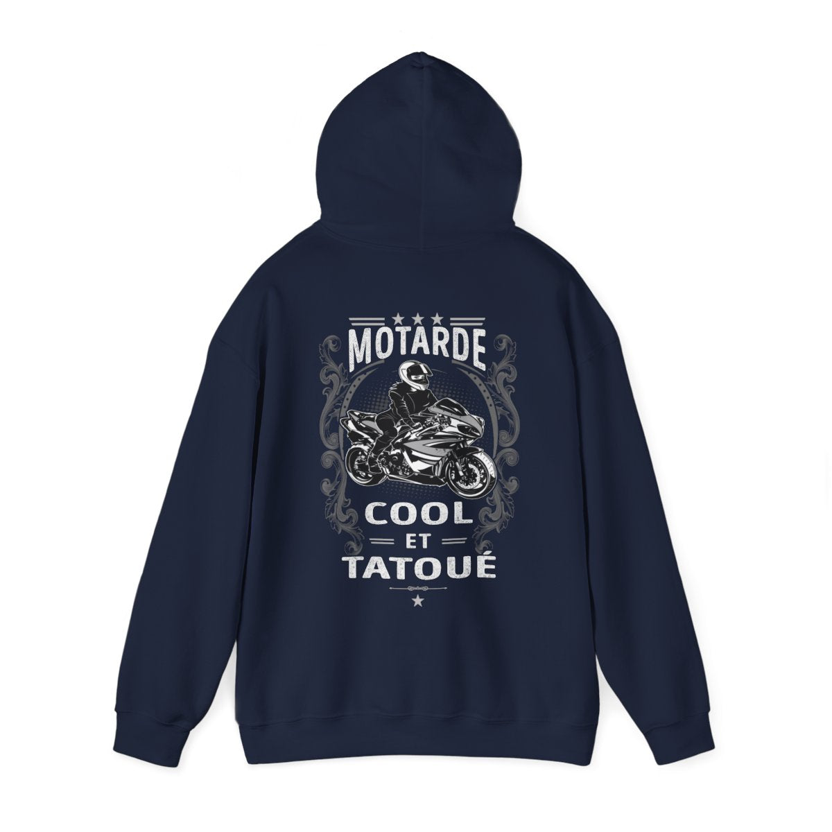 Motarde Cool et Tatoué