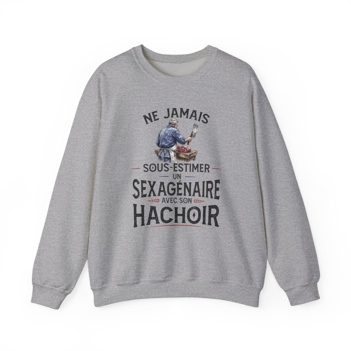 Ne jamais sous-estimer un sexagénaire avec son hachoir
