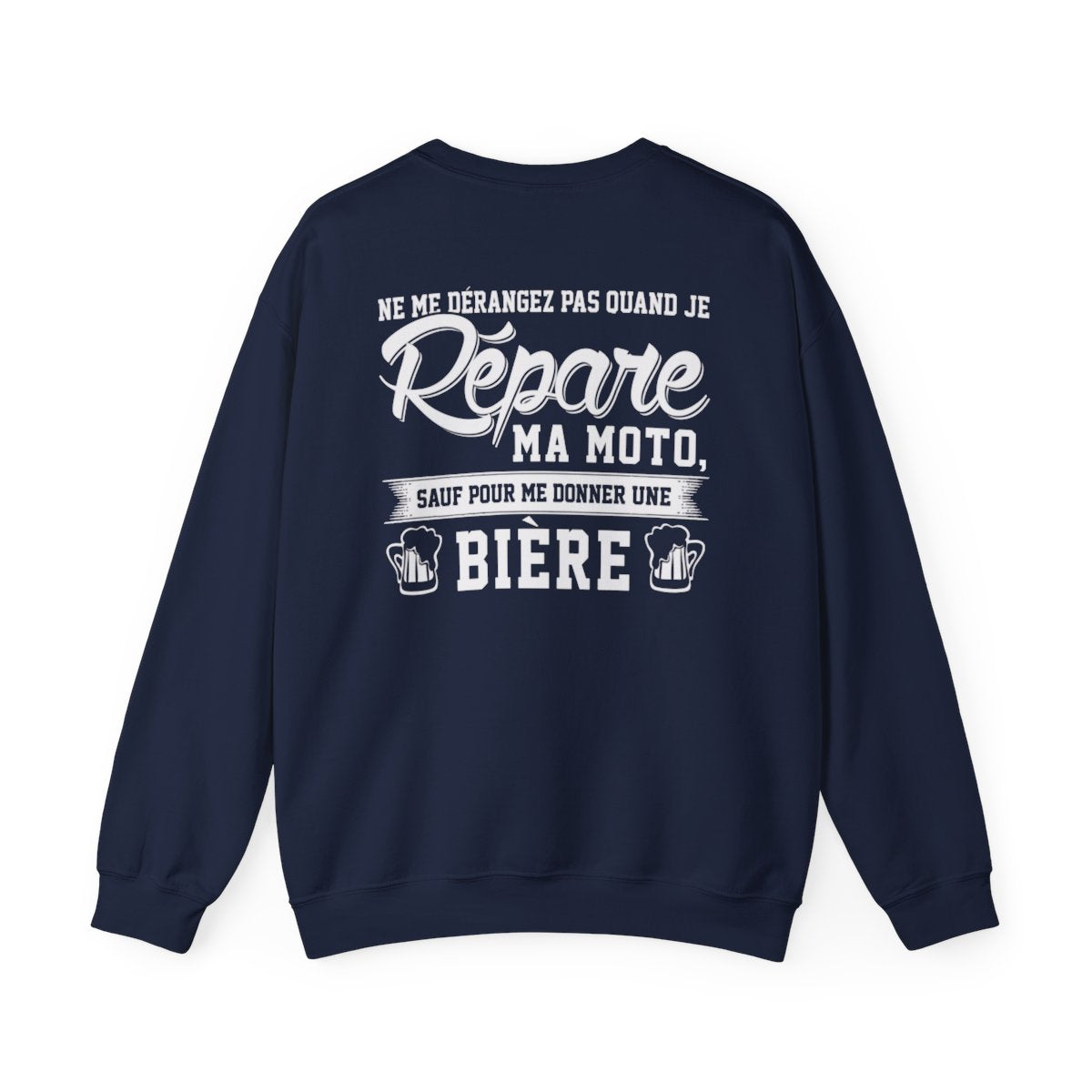 Ne me dérangez pas quand je répare ma moto