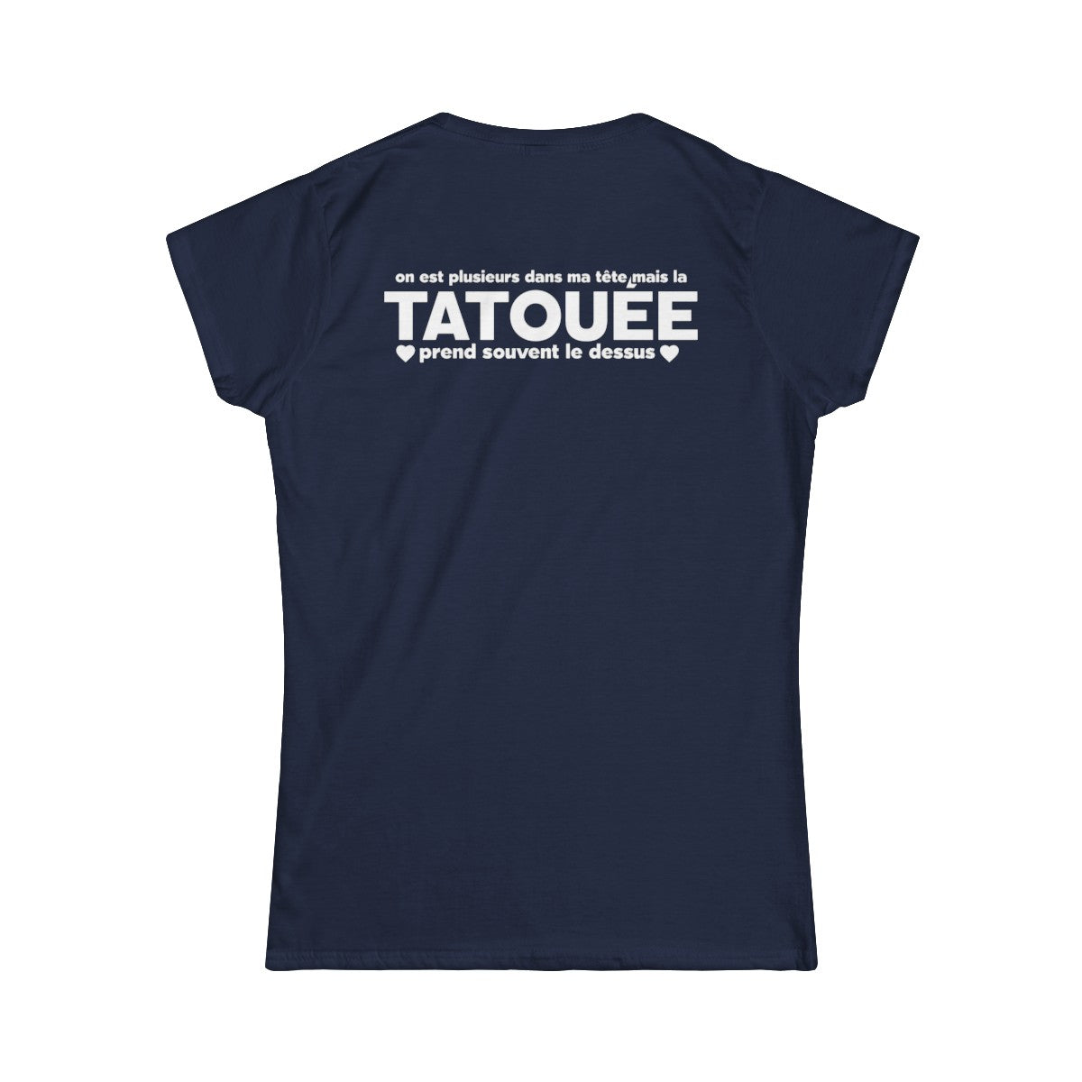 On est plusieurs dans ma tête mais la tatouée prend souvent le dessus