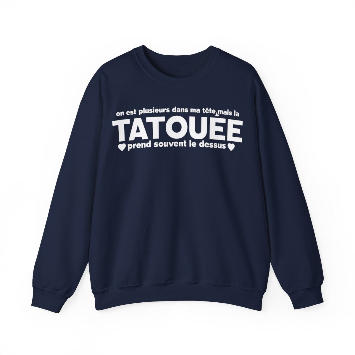 On est plusieurs dans ma tête mais la tatouée prend souvent le dessus