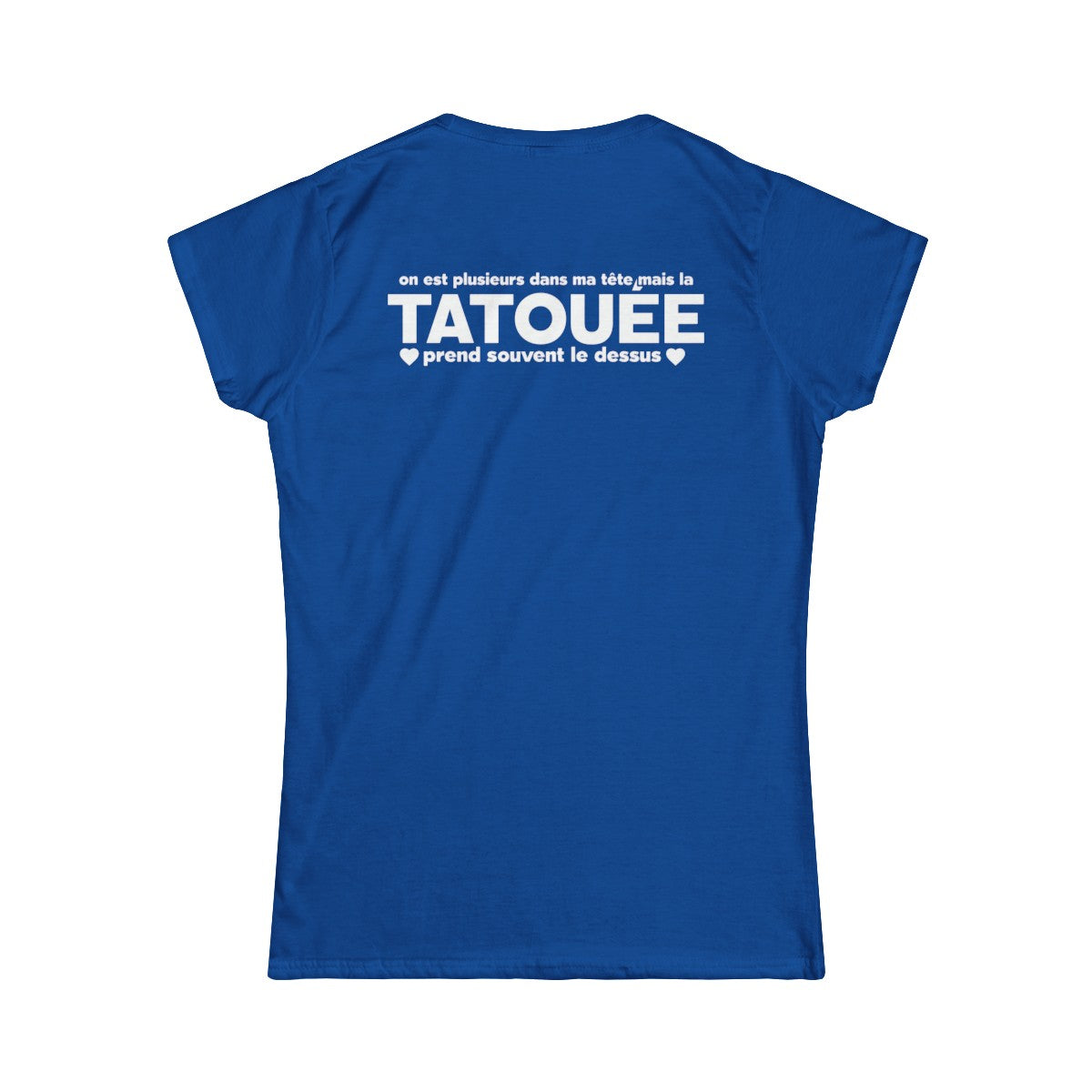 On est plusieurs dans ma tête mais la tatouée prend souvent le dessus