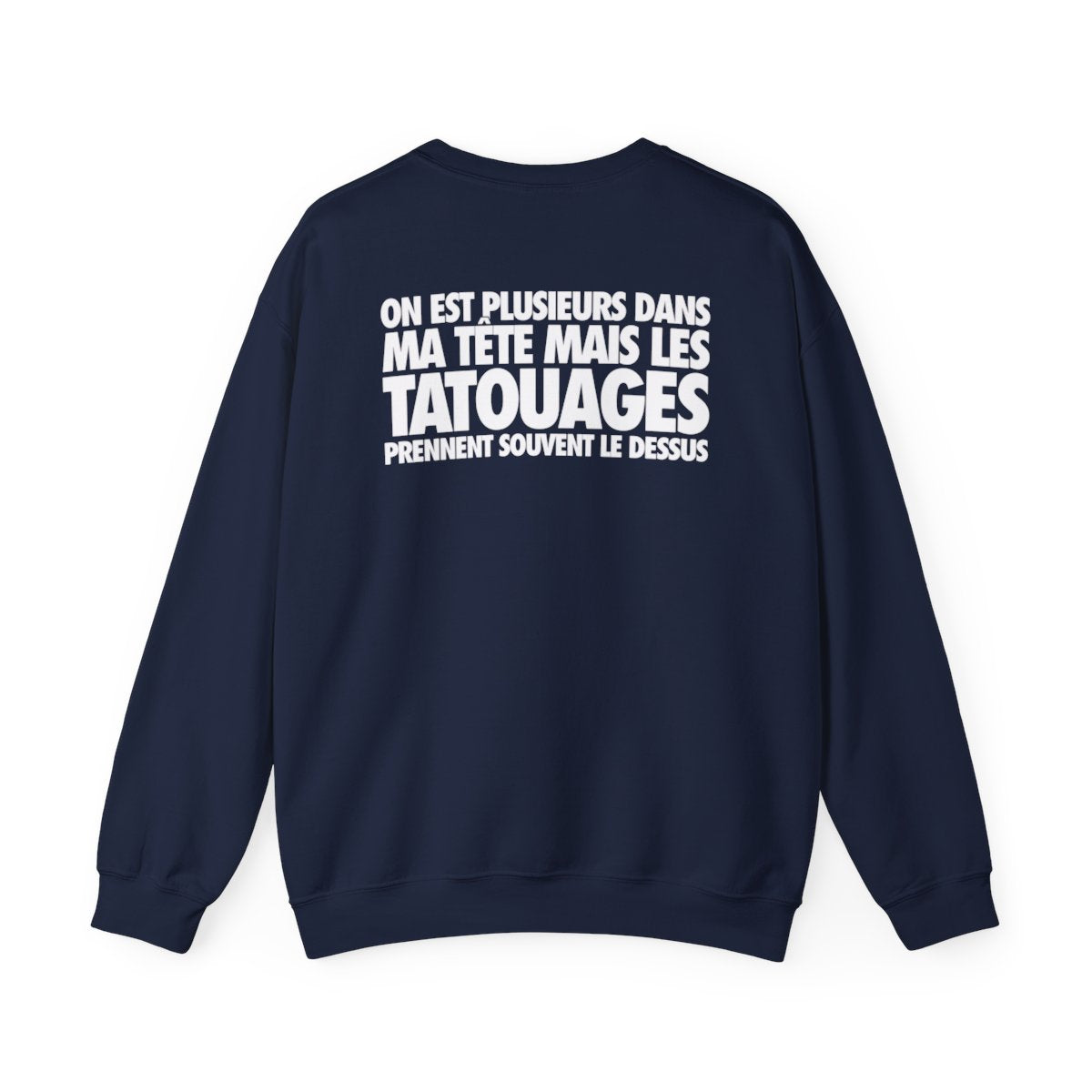 On est plusieurs dans ma tête mais les tatouages prennent souvent le dessus