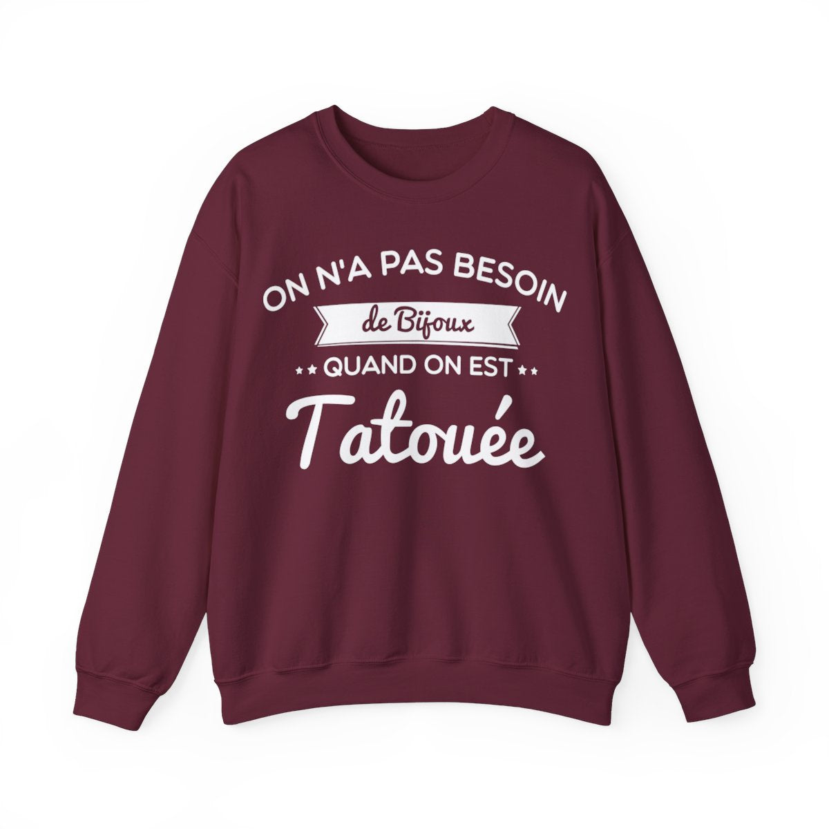 On n'a pas besoin de bijoux quand on est tatouée