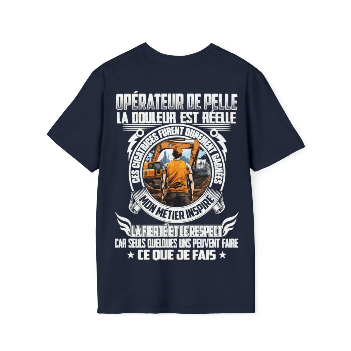 Opérateur de Pelle, ces cicatrices son réelles