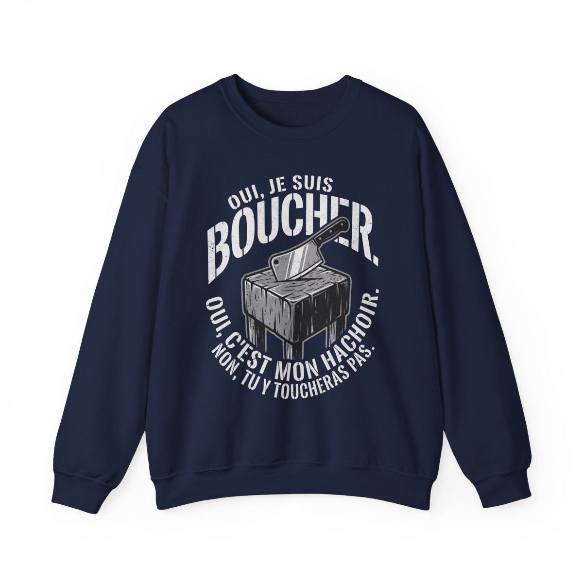 Oui, je suis boucher. C'est mon hachoir.