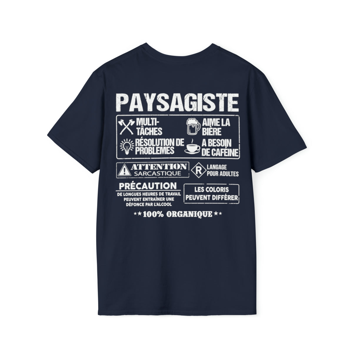 Paysagiste est la quintessence du travailleur