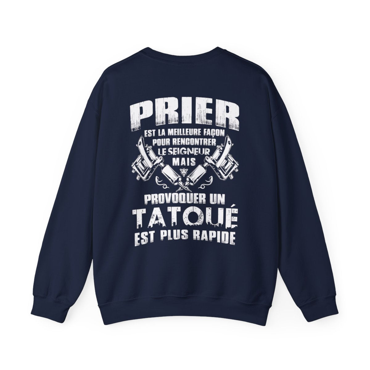 Prier est la meilleure façon pour recontrer le seigneur mais provoquer un tatoué est plus rapide