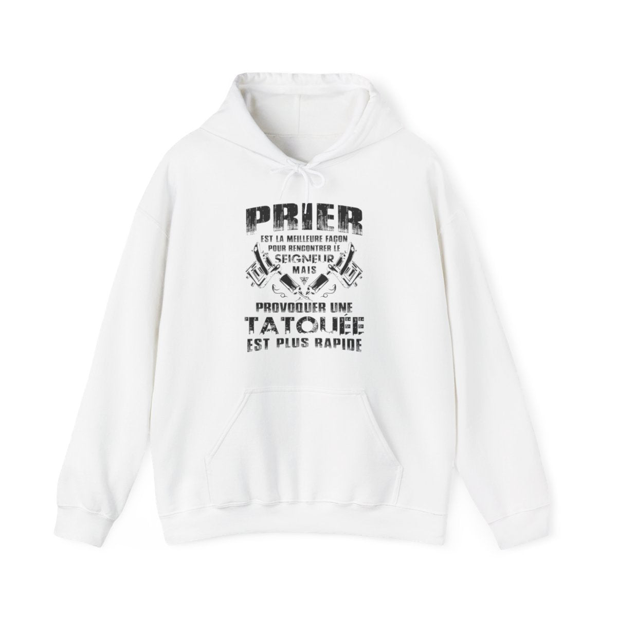 Prier est la meilleure façon pour recontrer le seigneur mais provoquer une tatouée est plus rapide