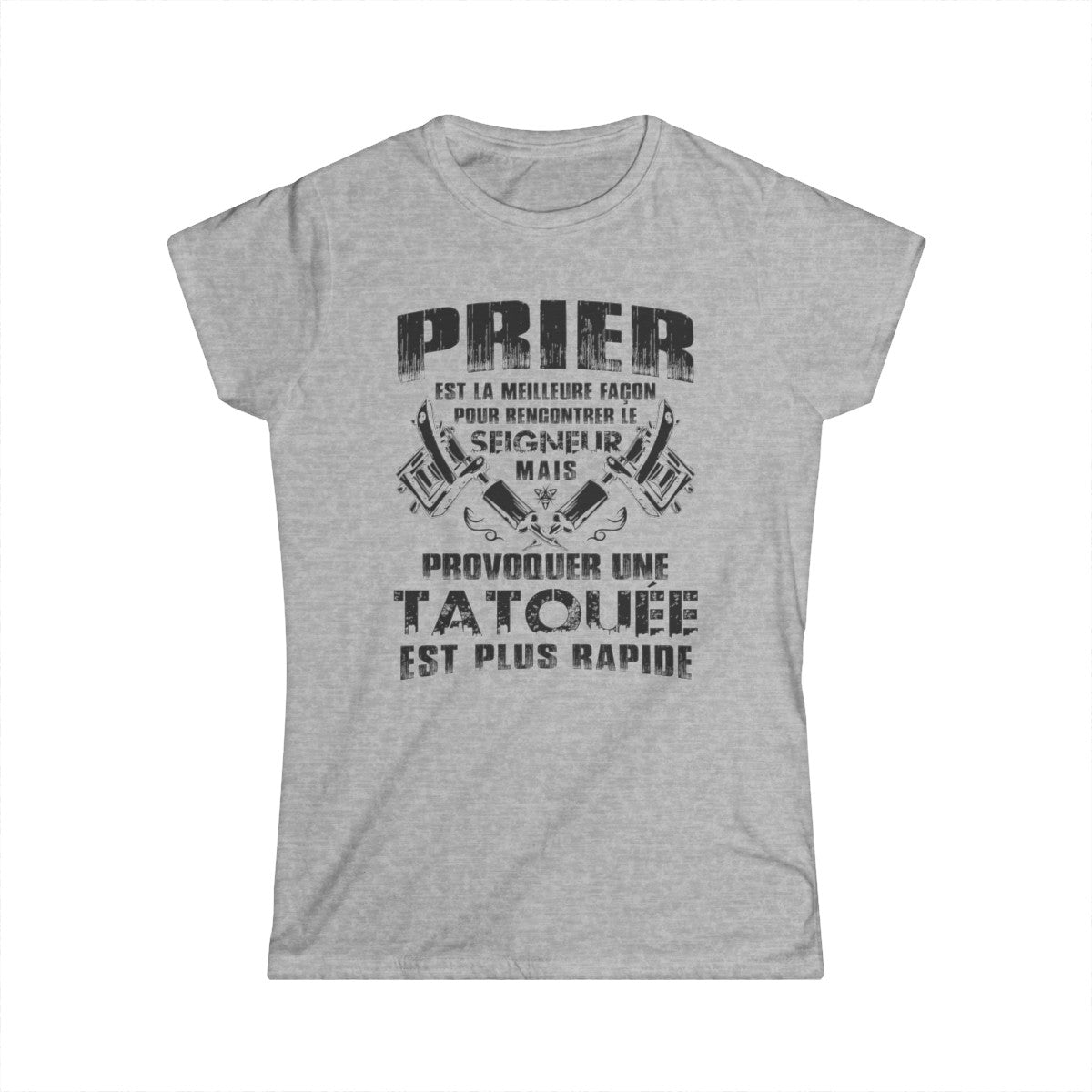 Prier est la meilleure façon pour recontrer le seigneur mais provoquer une tatouée est plus rapide