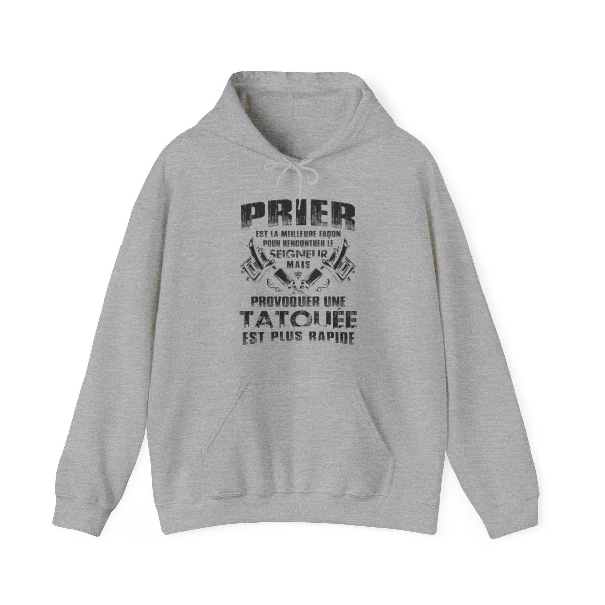 Prier est la meilleure façon pour recontrer le seigneur mais provoquer une tatouée est plus rapide