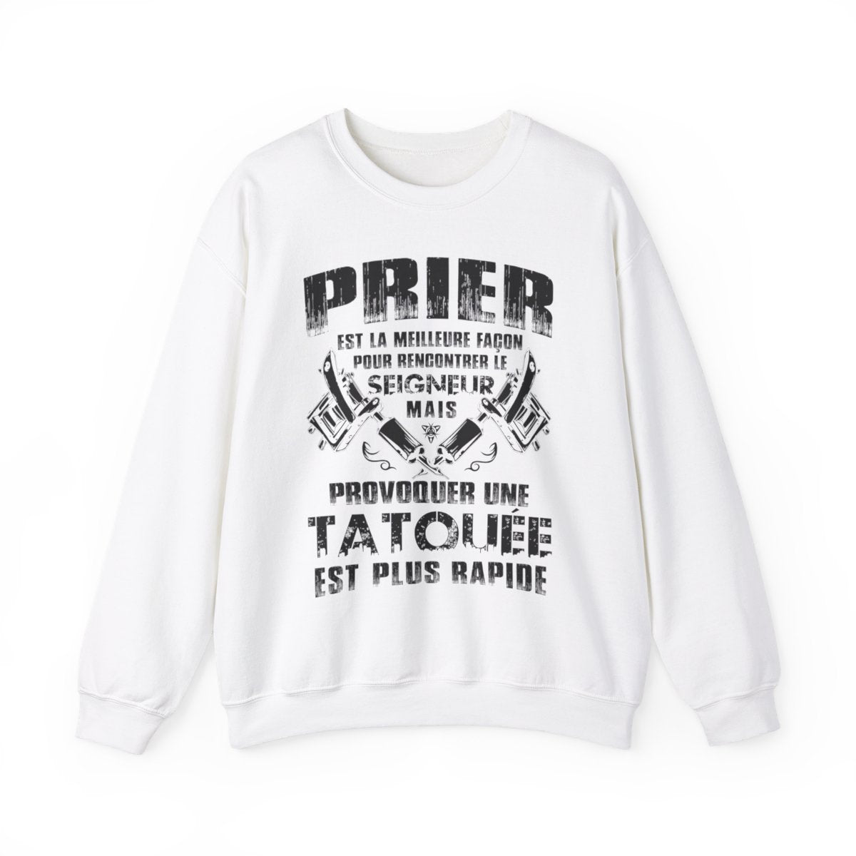 Prier est la meilleure façon pour recontrer le seigneur mais provoquer une tatouée est plus rapide