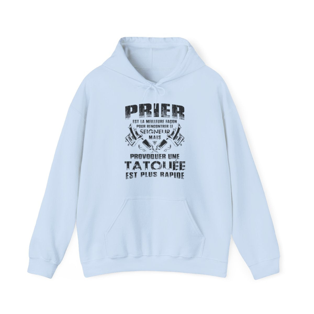 Prier est la meilleure façon pour recontrer le seigneur mais provoquer une tatouée est plus rapide