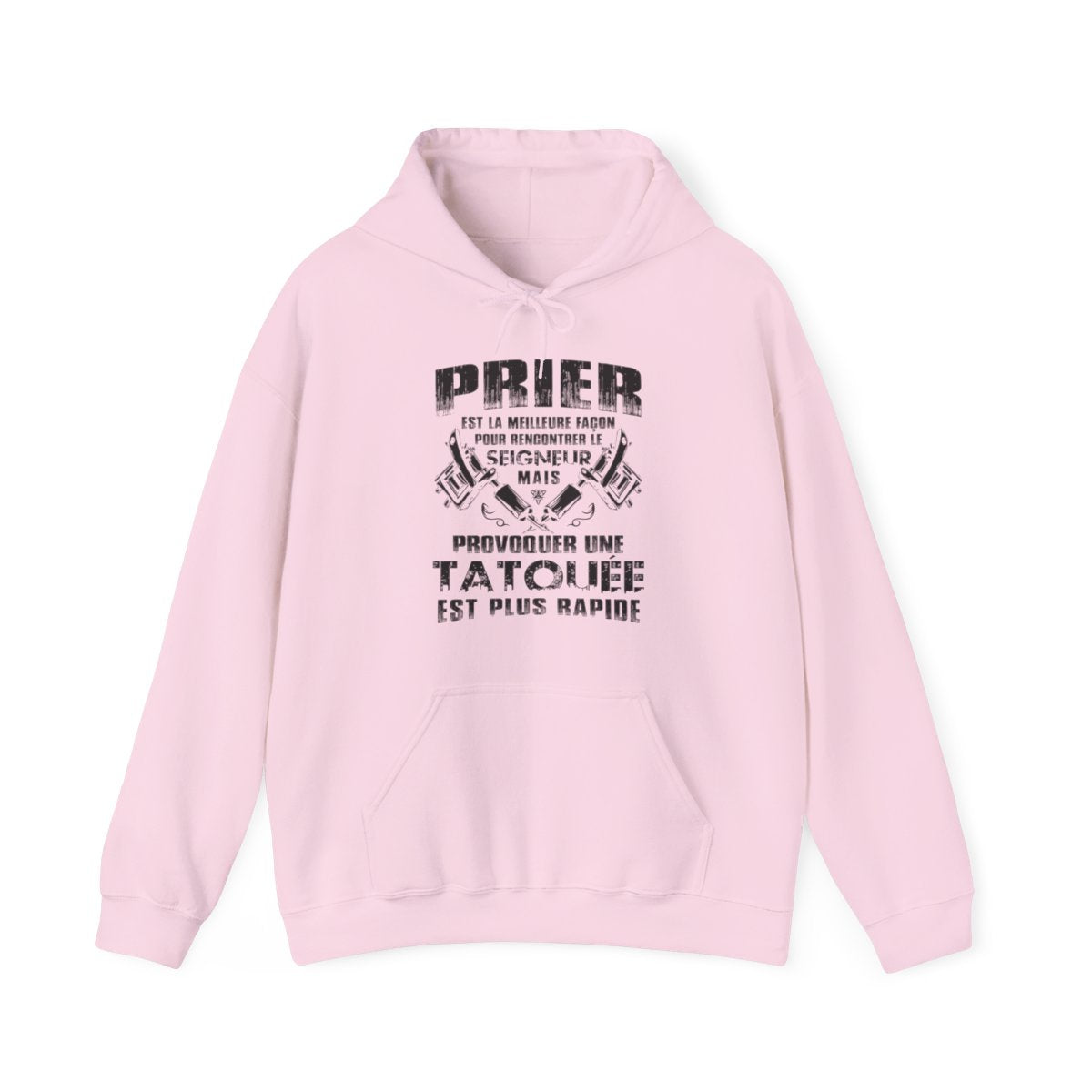 Prier est la meilleure façon pour recontrer le seigneur mais provoquer une tatouée est plus rapide