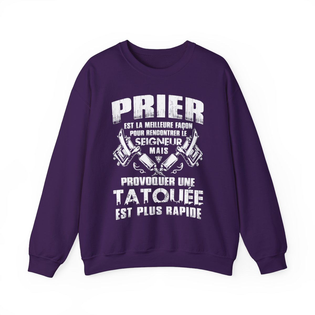 Prier est la meilleure façon pour recontrer le seigneur mais provoquer une tatouée est plus rapide