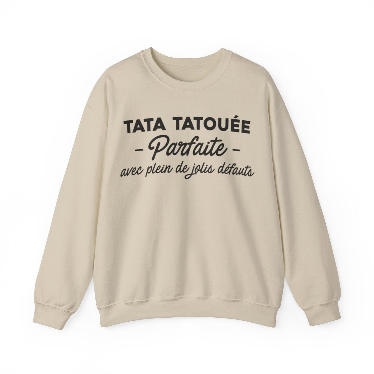 Tata tatouée parfaite avec plein de jolis défauts