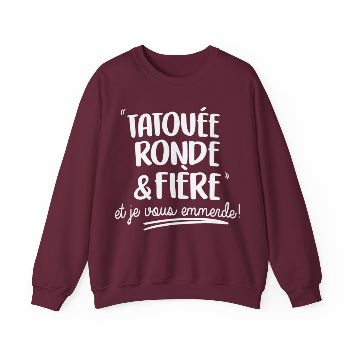 Tatouée ronde et fière et je vous emmerde