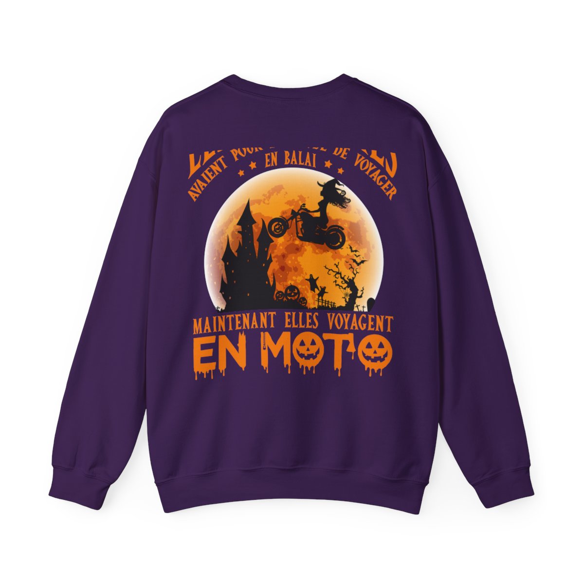 Voyager en balai maintenant elles voyagent en môto