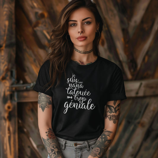 Je suis une nana tatouée trop géniale