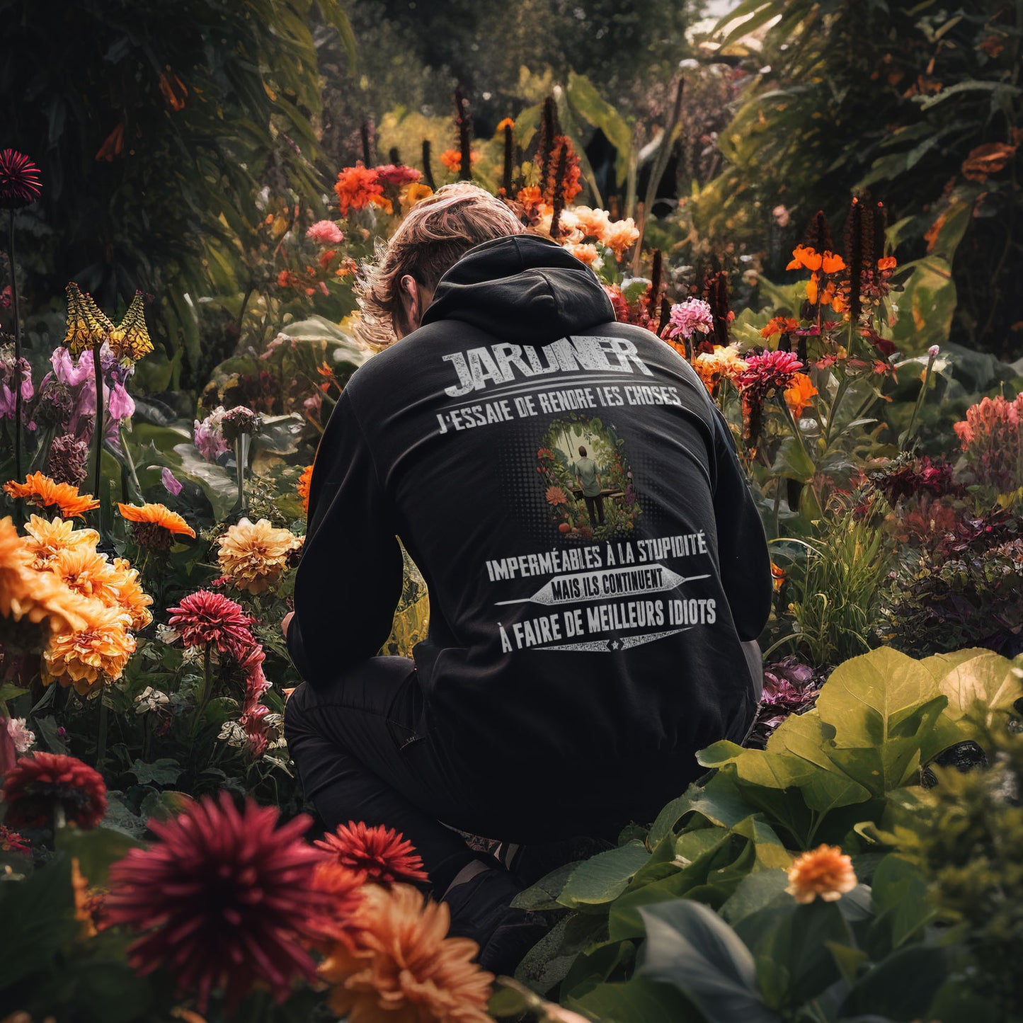 Jardinier, j'essaie de rendre les choses imperméables à la stupidité