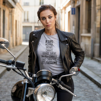 Je suis motarde, grande gueule, sale caractère et j'assume